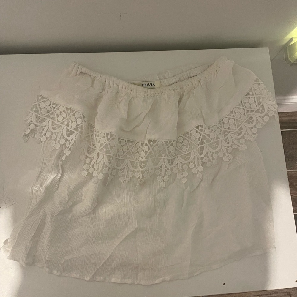 White tube top